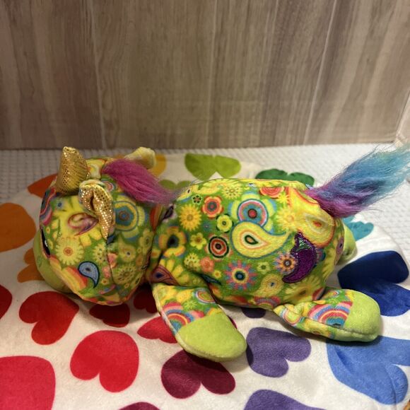 Cutetitos Unicornitos Series 3 Walmart Exclusive Blossomito Unicorn Plush Green - Picture 4 of 4